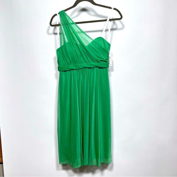 NWT David's Bridal one shoulder dress - Picture 1 of 11